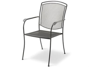 Kettler HENLEY Steel Gray Stackable Dining Arm Chair Set in 4 KRC67010200K4