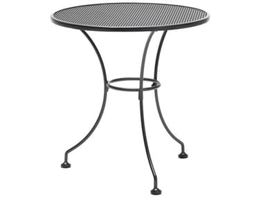 Kettler Mesh Steel Gray Round Outdoor Bistro Table KRT25010200