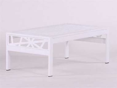Koverton Parkview Knest Cast Aluminum 48''W x 25''D Rectangular Coffee Table KVK2632548T