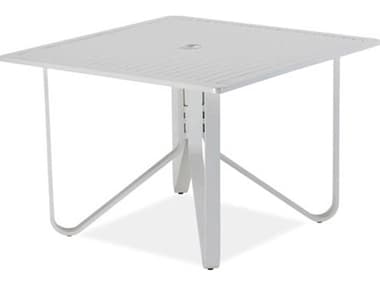 Koverton Chapman Extruded Aluminum 42 Square Dining Table with Umbrella Hole KVK27242T