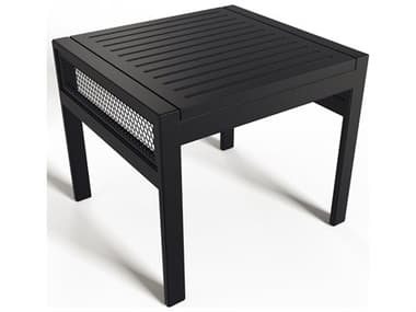 Koverton Hexi Aluminum 27'' W x 25''D Rectangular Side Table KVK2732527T