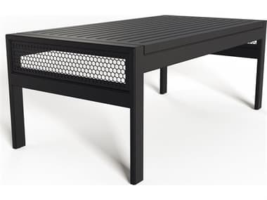 Koverton Hexi Aluminum 48''W x 25''D Rectangular Coffee Table KVK2732548T