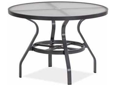 Koverton Endure Aluminum 42'' Wide Round Dining Table with Umbrella Hole KVK70042T
