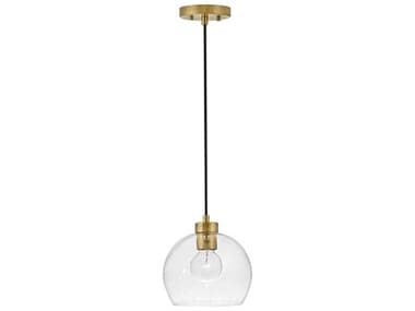 Lark Living Rumi 9" 1-Light Lacquered Brass Globe Mini Pendant LAK83017LCB