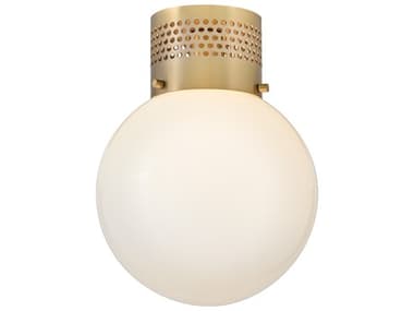 Lark Living Taj 1-Light Lacquered Brass Globe Flush Mount LAK84221LCB