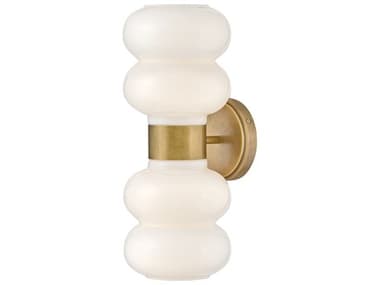 Lark Living Nadia 2-Light Lacquered Brass Wall Sconce LAK84250LCB