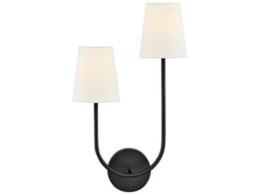 Lark Living Cora 2-Light Black Wall Sconce LAK84260BK