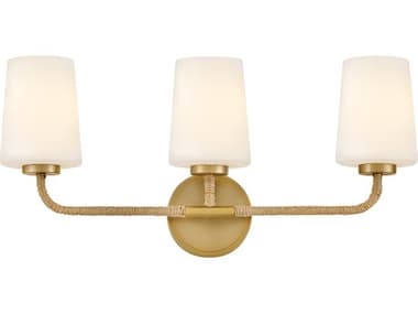 Lark Living Kline 3-Light Lacquered Brass Vanity Light LAK853453LCBNAT