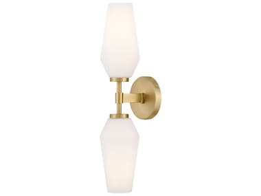 Lark Living Gio 2-Light Lacquered Brass Vanity Light LAK85505LCB