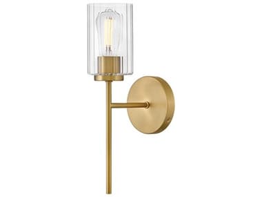 Lark Living Leta 1-Light Lacquered Brass Wall Sconce LAK85580LCB