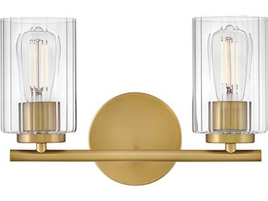 Lark Living Leta 2-Light Lacquered Brass Vanity Light LAK85582LCB