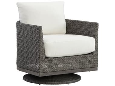 Lane Venture Lenox Hill Wicker Swivel Rocker Lounge Chair LAV53273