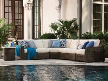 Lane Venture Oasis Wicker Sectional Lounge Set LAVOSISSECLNGSET1