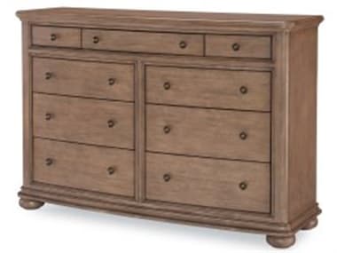Legacy Classic Furniture Camden Heights Greige / Chestnut Eight-Drawer Double Dresser LC02001200