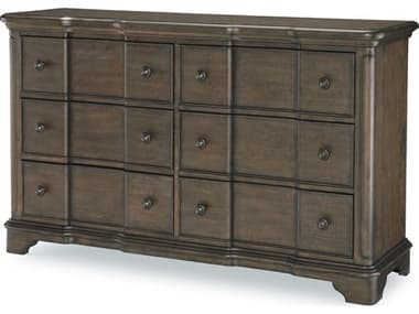 Legacy Classic Furniture Stafford Beige / Rustic Cherry Six-Drawer Double Dresser LC04201200