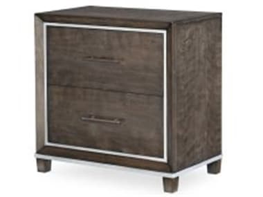 Legacy Classic Furniture Counter Point Gray / Satin Smoke Two-Drawer Nightstand LC04603100