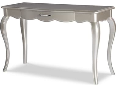 Legacy Classic Vogue 48&quot; Metallic Glam Silver Hardwood Writing Desk LC08006100