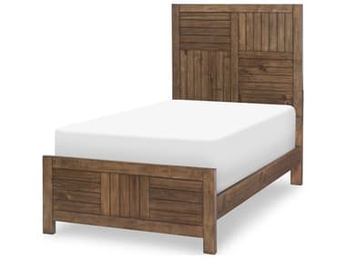 Legacy Classic Summer Camp Tree House Brown Acacia Wood Twin Panel Bed LC08324103K