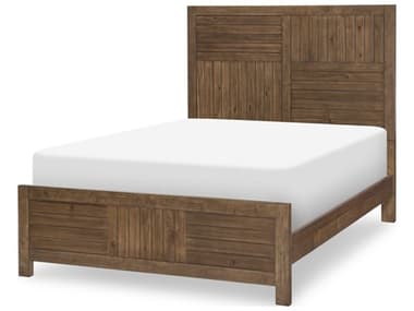 Legacy Classic Summer Camp Tree House Brown Acacia Wood Full Panel Bed LC08324104K