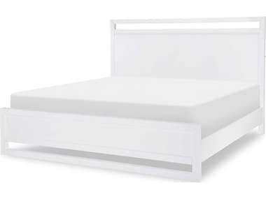 Legacy Classic Summerland Pure White Poplar Wood Queen Panel Bed LC11604105K