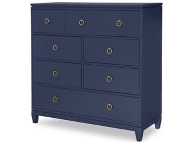 Legacy Classic Furniture Summerland Inkwell Blue Eight-Drawer Chest of Drawers LC11622400