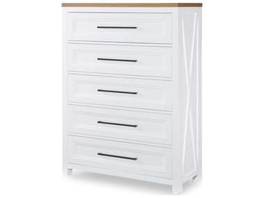 Legacy Classic Furniture Franklin White Five-Drawer Chest of Drawers LC15612200