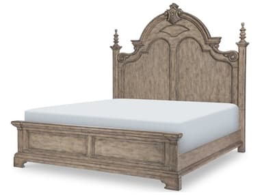 Legacy Classic Sorona Light Latte Brown Hardwood Wood King Panel Bed LC16304106K