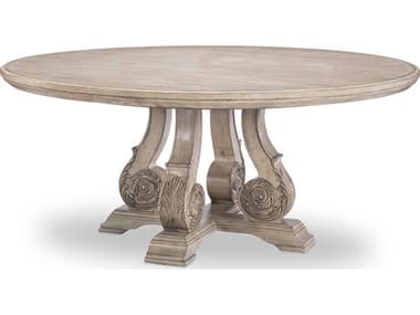 Legacy Classic Sorona 70&quot; Round Wood Light Latte Dining Table LC1630520K