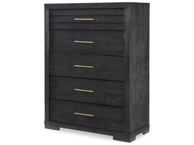 Legacy Classic Westwood 44" Wide 5-Drawers Charred Oak Black Wood Accent Chest LC17312200