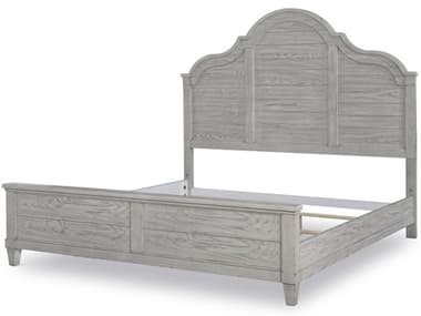 Legacy Classic Belhaven Weathered Plank Oak Wood King Panel Bed LC93604106K