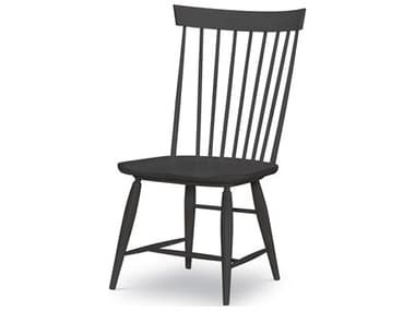 Legacy Classic Furniture Belhaven Black Weathered Plank Side Dining Chair LC9365140