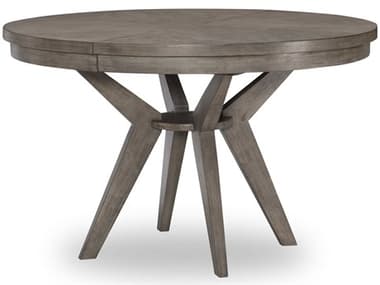 Legacy Classic Furniture Greystone Ash Brown 48-66'' Wide Round Dining Table with Extension LC9740521
