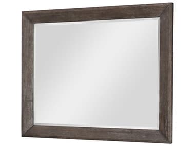 Legacy Classic Furniture Facets Mink With Silver Undertones 48''W x 38''H Rectangular Wall Mirror LC97600100