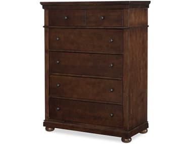 Legacy Classic Canterbury Warm Cherry Five-Drawer Chest of Drawers LC98142200