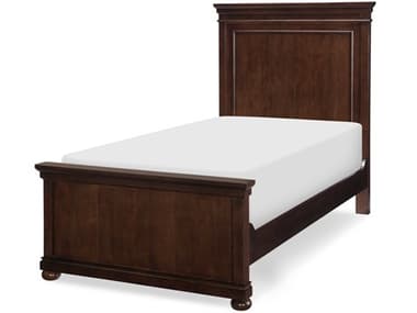 Legacy Classic Canterbury Warm Cherry Birch Wood Twin Panel Bed LC98144103K