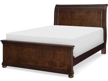 Legacy Classic Canterbury Warm Cherry Birch Wood Full Sleigh Bed LC98144304K
