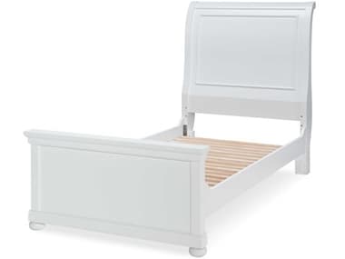 Legacy Classic Canterbury Natural White Birch Wood Twin Sleigh Bed LC98154303K