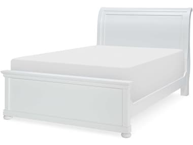 Legacy Classic Canterbury Natural White Birch Wood Queen Sleigh Bed LC98154305K