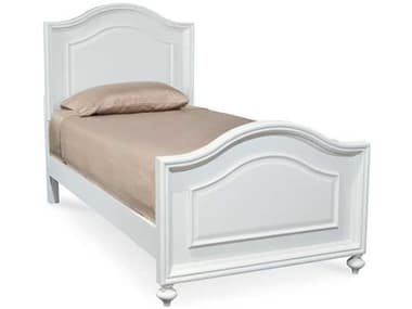 Legacy Classic Madison Natural White Painted Birch Wood Twin Panel Bed LCN28304203K