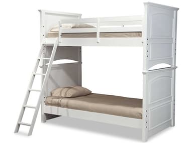 Legacy Classic Madison Natural White Painted Birch Wood Twin Bunk Bed LCN28308110K
