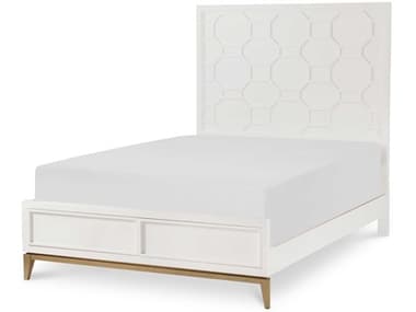 Legacy Classic Chelsea By Rachael Ray White With Gold Accents Hardwood Wood Full Panel Bed LCN78104104K