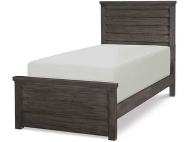 Legacy Classic Bunkhouse Aged Barnwood Brown Acacia Wood Twin Panel Bed LCN88304103K