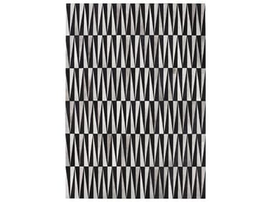 Linie Design Opal Geometric Area Rug LDOPALBLK