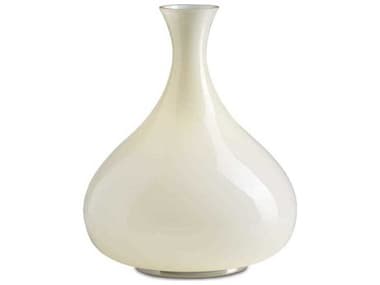 Leucos Summer Chrome Gloss Honey Off White Glass Table Lamp LEU0004055