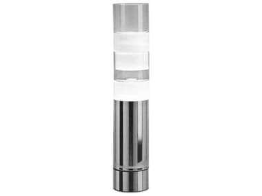 Leucos Stacking Smoke Grey / White Mirror 4-light Buffet Lamp LEU0004097