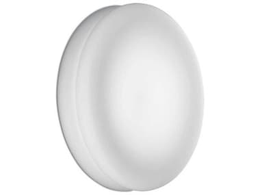 Leucos Wimpy 3&quot; Tall 1-Light Satin White Glass LED Wall Sconce LEU0008705