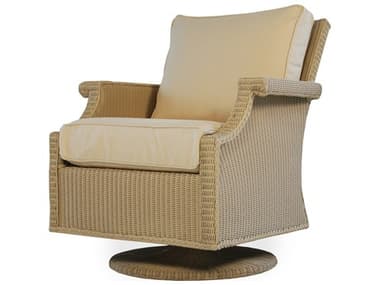 Lloyd Flanders Hamptons Wicker Swivel Rocker Lounge Chair LF15080