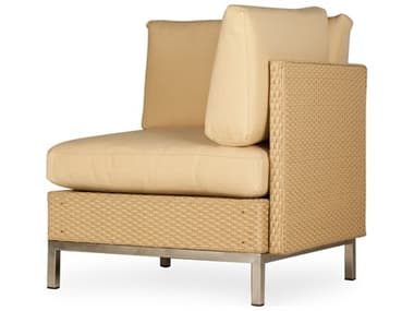 Lloyd Flanders Elements Steel Wicker Corner Lounge Chair LF203054