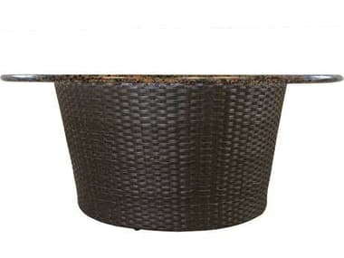 Lloyd Flanders Flair Wicker Round Fire Pit Table LF215099