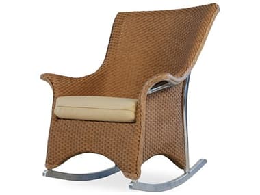 Lloyd Flanders Mandalay Wicker Rocker Lounge Chair LF27036TOP
